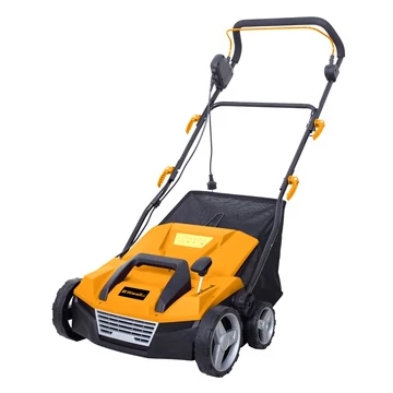 Gyepszellőztető gyűjtős elektromos Riwall REV 3816 1600 w, 38 cm, késes és rugós tengely