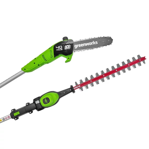 Magassági ágvágó és sövényvágó akkumulátoros Greenworks GD40PSH
