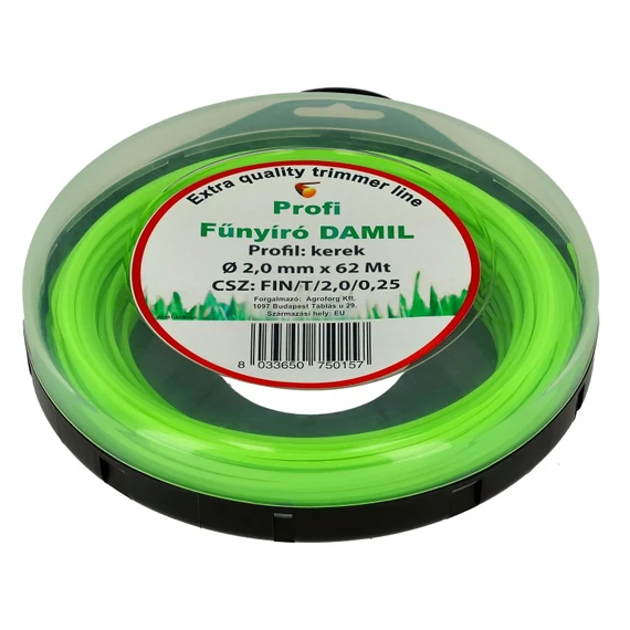 Damil 2.0mm kerek   62 méter olasz