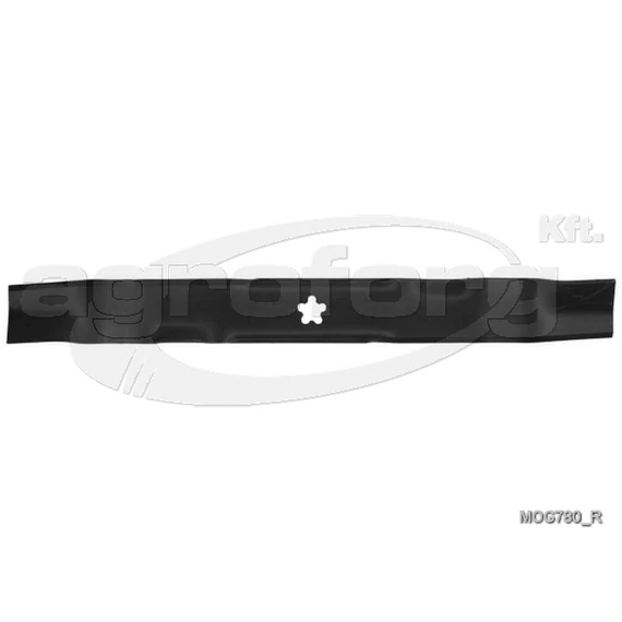 Fűnyíró kés McCulloch M185-107T 533mm, 5 ágú csillag, 3 furatos utángyártott