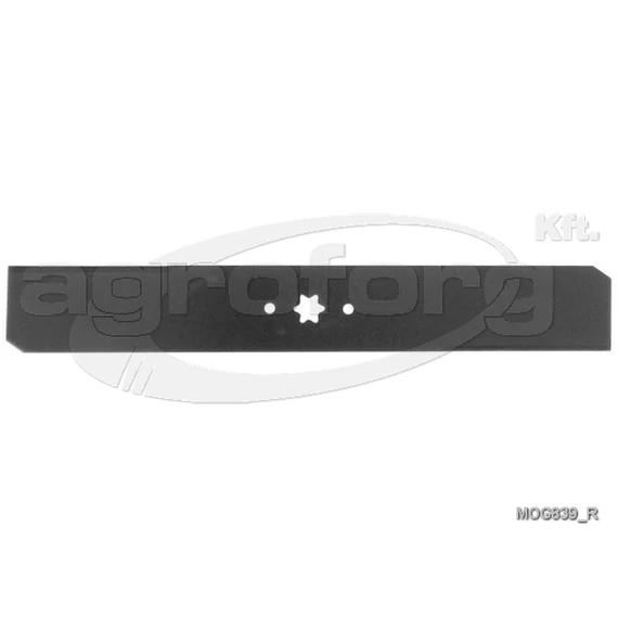Fűnyíró kés MTD B11, B130 488mm, 6 ágú csillag, 3 furatos utángyártott
