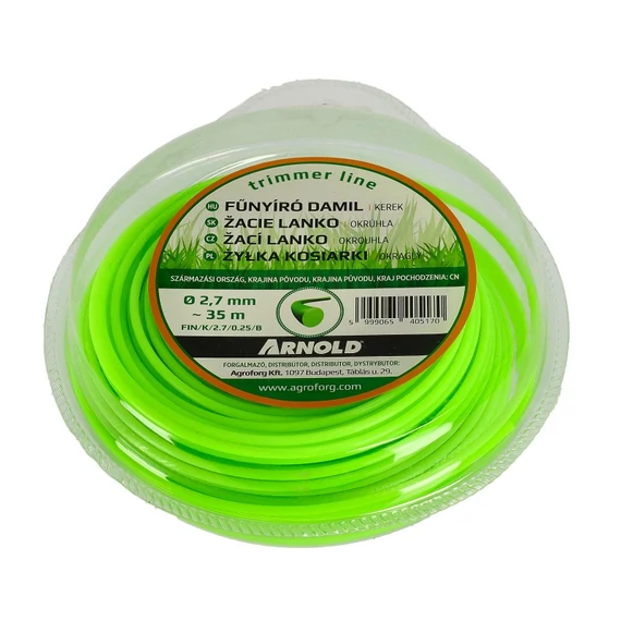 Damil 2.7mm kerek 35 méter kínai