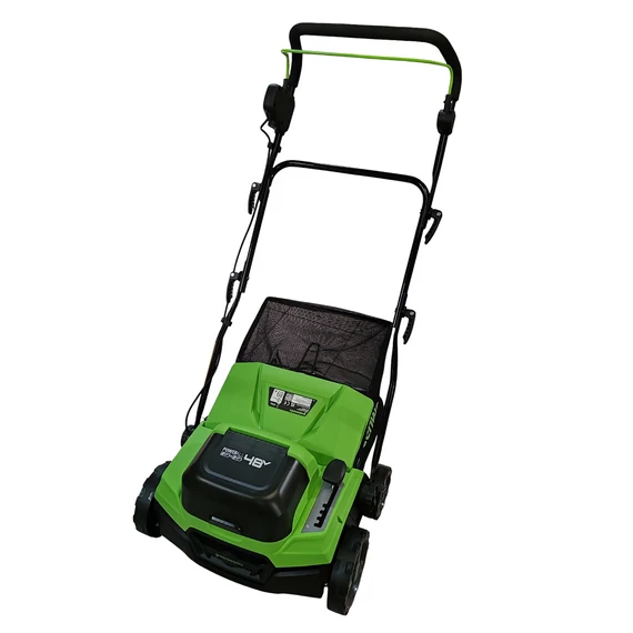 Greenworks GD2X24SC38II gyepszellőztető – 2x24V, 38 cm
