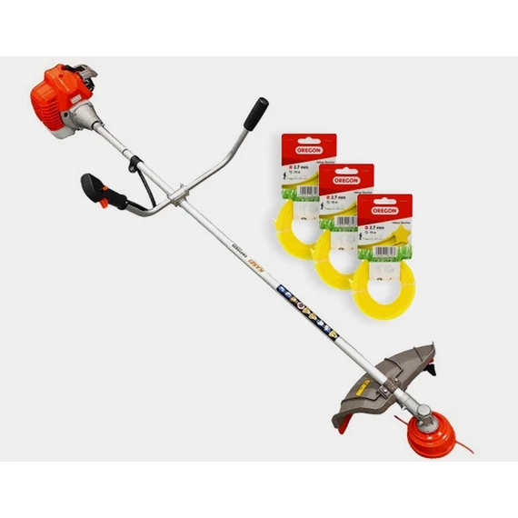 Bozótvágó Kasei CG415Q33 32.6 cm3 0.9 kw, + 3db damil 2.7mm csillag oregon 15m