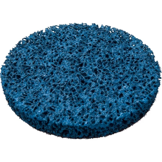 csiszolókorong tépőzáras ("négertárcsa") 125mm, 22 mm vastagság, nylon és szilícium karbid