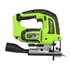 Kép 1/10 - Szúrófűrész akkumulátoros Greenworks GD24JS 24v, fa: 100mm, fém: 8mm, dekopir, akku és töltő nélkül