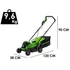 Kép 3/10 - akkumulátoros Greenworks GD24LM33 24v