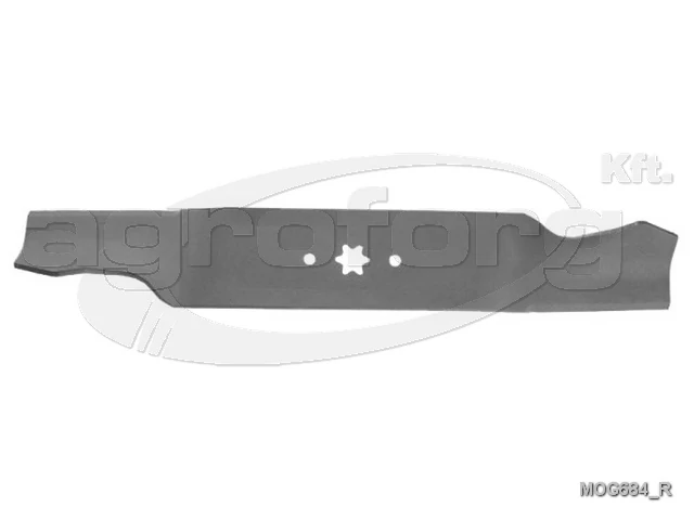 Fűnyíró kés MTD B11 488mm, 6 ágú csillag, 3 furatos, gyűjtős utángyártott