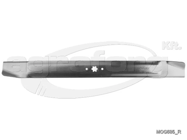 Fűnyíró kés MTD J155 760mm, 6 ágú csillag, 3 furatos utángyártott