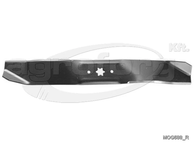 Fűnyíró kés MTD B155 538mm, 6 ágú csillag, 3 furatos utángyártott