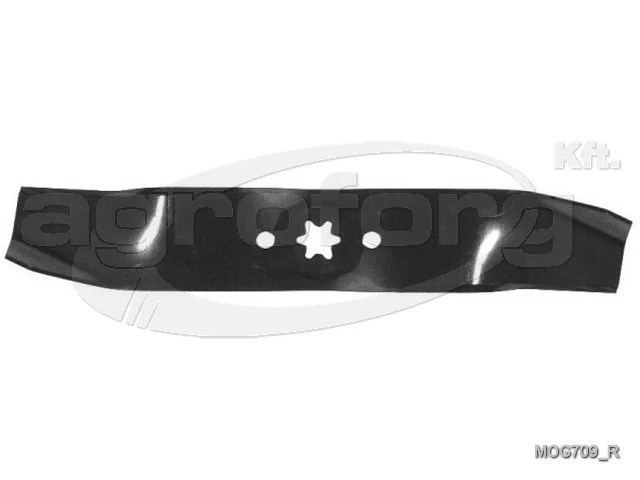 Fűnyíró kés Yard-Mann YM8200 376mm, 6 ágú csillag, 3 furatos utángyártott
