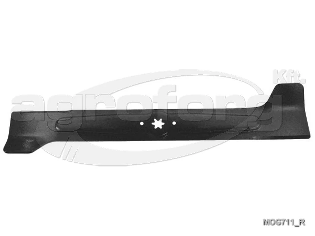 Fűnyíró kés MTD Pinto 600mm, 6 ágú csillag, 3 furatos, utángyártott