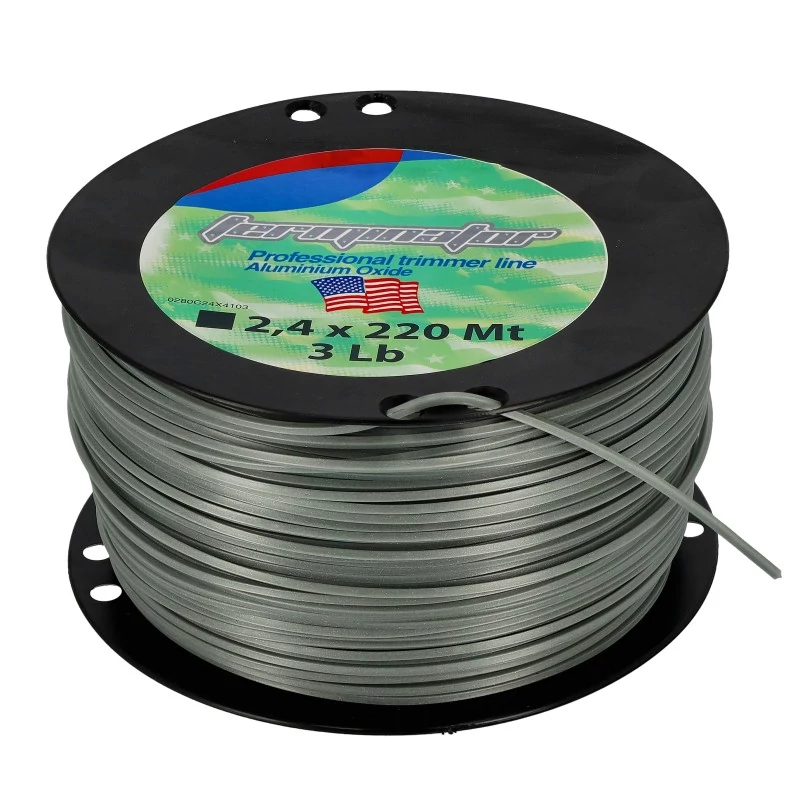 Damil 2.4mm szögletes   220 méter alu olasz