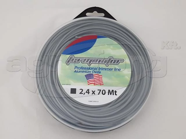 Damil 2.4mm szögletes   70 méter alu olasz
