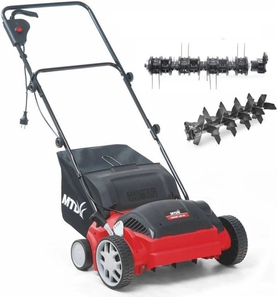 Gyepszellőztető gyűjtős elektromos MTD SMART 30 VE 1200 w, 30 cm, késes és rugós tengely
