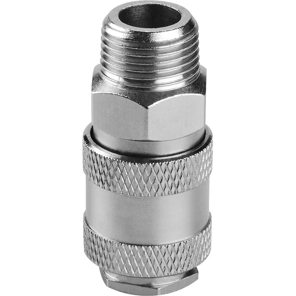 gyorscsatlakozó-hüvely, külső menettel, 1/2