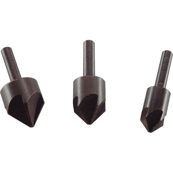 süllyesztő klt. fához, 3db 12-16-19mm, 90°-os, befogás: 6mm körkeresztmetszetű szár